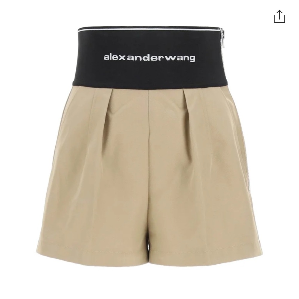 Alexander Wang Beige Cargo Shorts